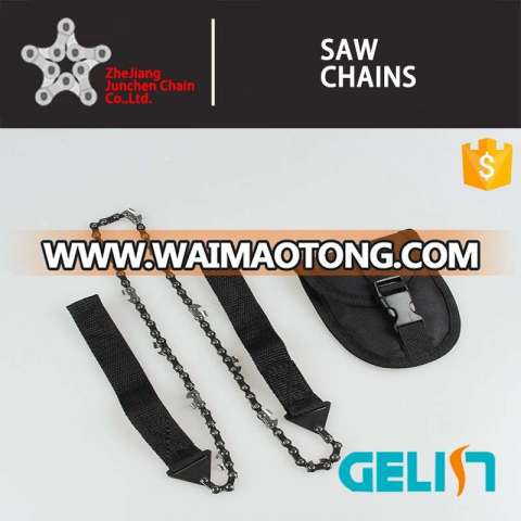 New Products Pocket Chain Saw Blades Survival Hand Chain Saw with More Cutting Teeth Great for Outdoor Camping